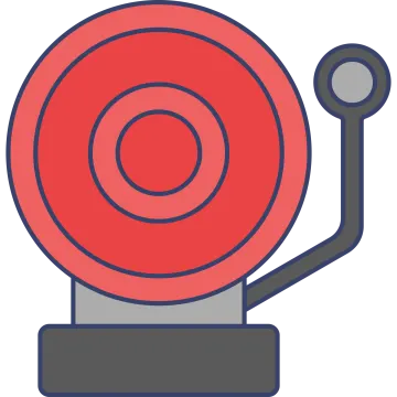 an image of a red target with a white background
