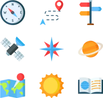 a set of different icons