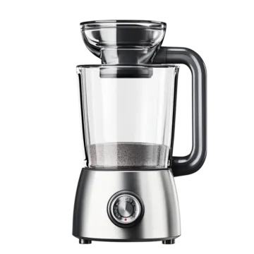 an electric coffee maker on a white background