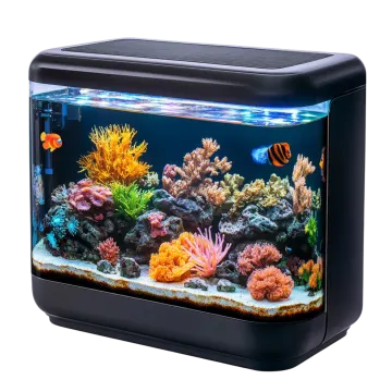 a fish tank with an aquarium in it