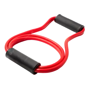 an image of a red cable with black ends