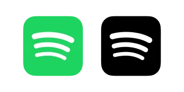 a green and black icon with the letter s