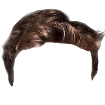 a close up of a man's hair