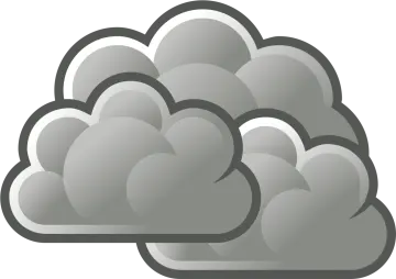 a gray cloud with white background