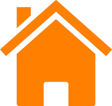 an orange house icon