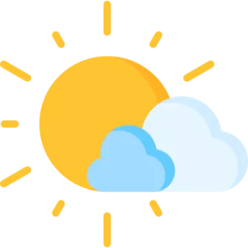 the sun and cloud