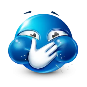 an image of a blue bird with its mouth open