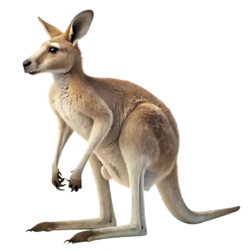 an image of a kangaroo on a white background