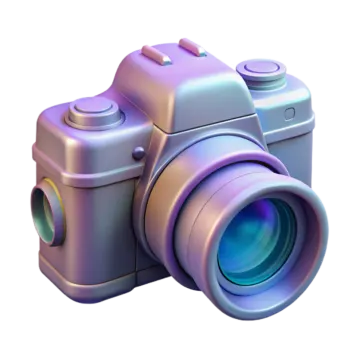 a digital camera on a white background