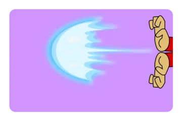 an image of a cartoon character flying through the air