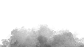 black smoke on a white background