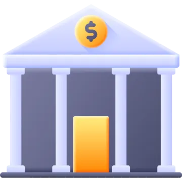 a building with a dollar sign on top of it