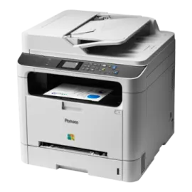 a printer with a white background