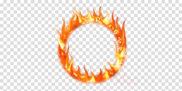 the letter o on fire png
