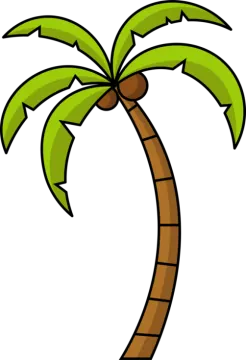 a palm tree clipart