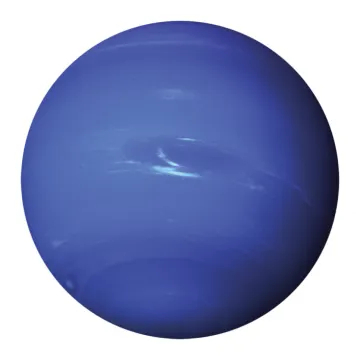 a blue planet with a white background