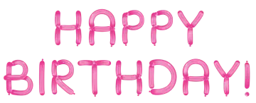 a pink birthday card with the words happy birthday