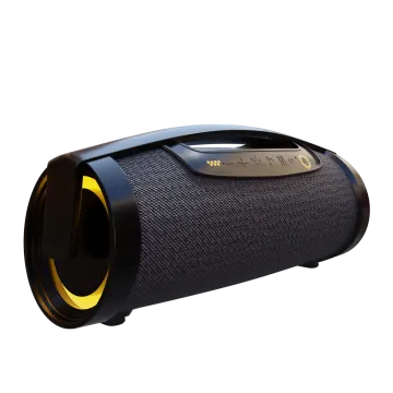 a bluetooth speaker on a white background
