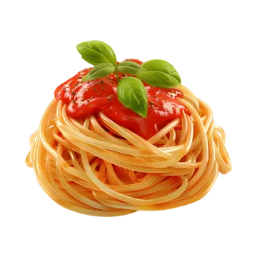 a plate of spaghetti with tomatoes and basil