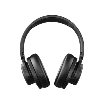 a pair of headphones on a white background
