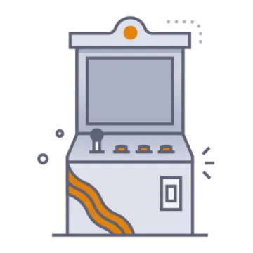 an illustration of a game machine