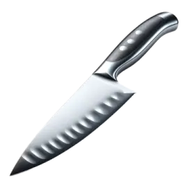 a knife on a white background