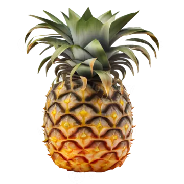a pineapple on a white background