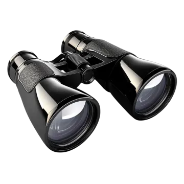a pair of binoculars on a white background