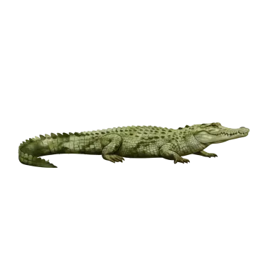 an illustration of a crocodile with its mouth open