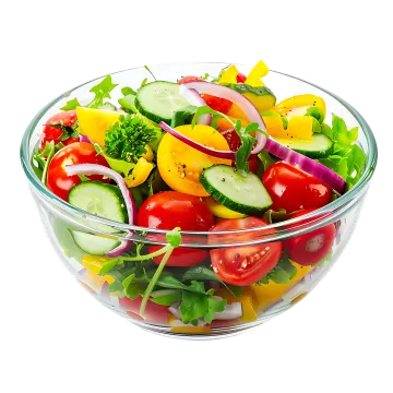 a bowl of salad