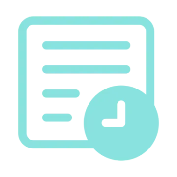 a document with a disk in the middle