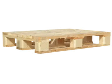 a wooden coffee table on a white background