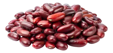 a pile of red beans
