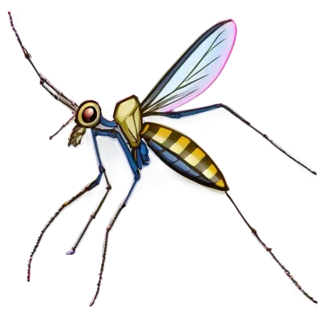 a drawing of a wasp insect