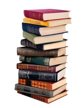 a stack of books