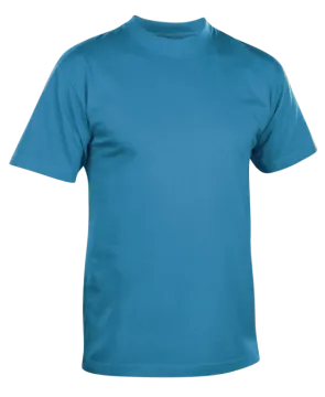 a blue t - shirt on a white background