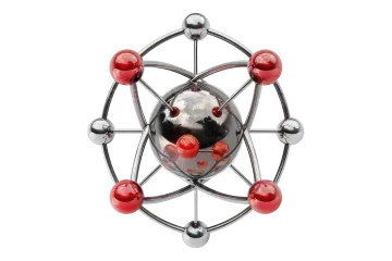 an image of a sphere with spheres on it