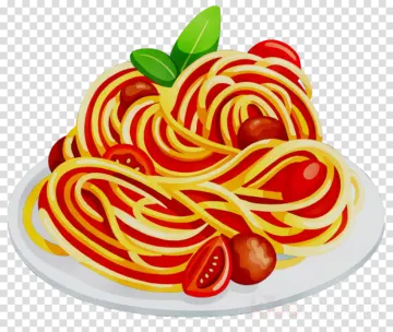 a plate of spaghetti with tomato and basil