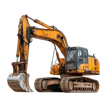 a yellow and black exicator