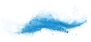 blue ink sp on a white background