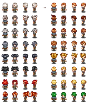 some of the different characters in the game