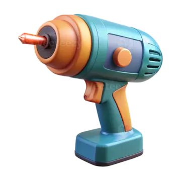 a toy gun on a white background