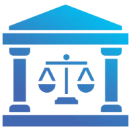 the logo for a law firm