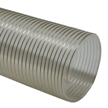 an image of a white corrugated pipe