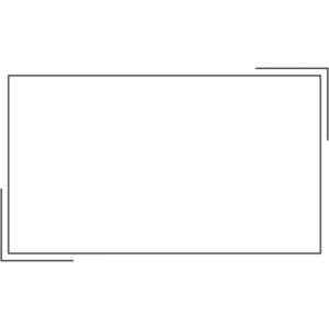 a line drawing of a rectangular shape