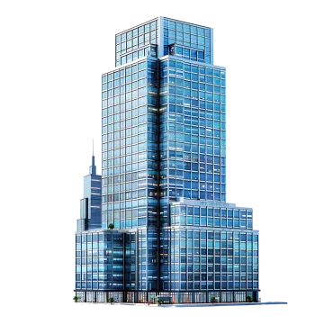 a drawing of a tall building