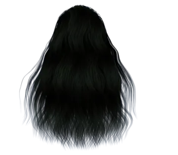 a drawing of a woman's hair
