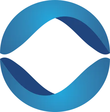an image of a blue fish in a circle