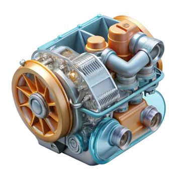 an image of a car engine