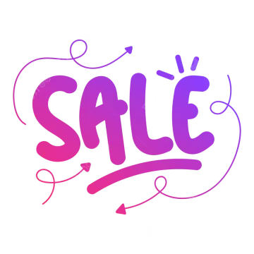 the word sale on a white background